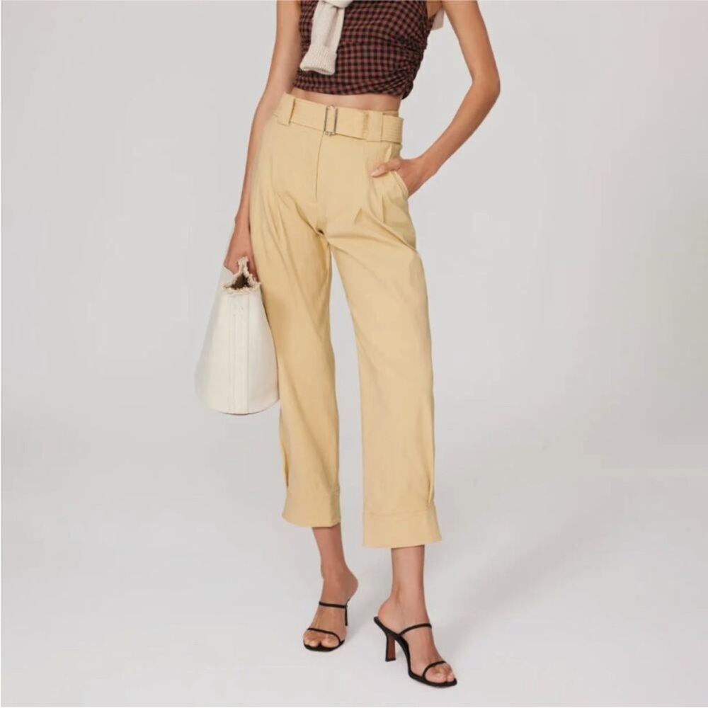 A.L.C. Darcy Linen-Blend Pant Size 10